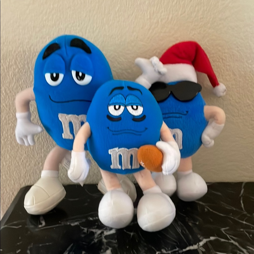 M&M'S Blue Character Plush Set